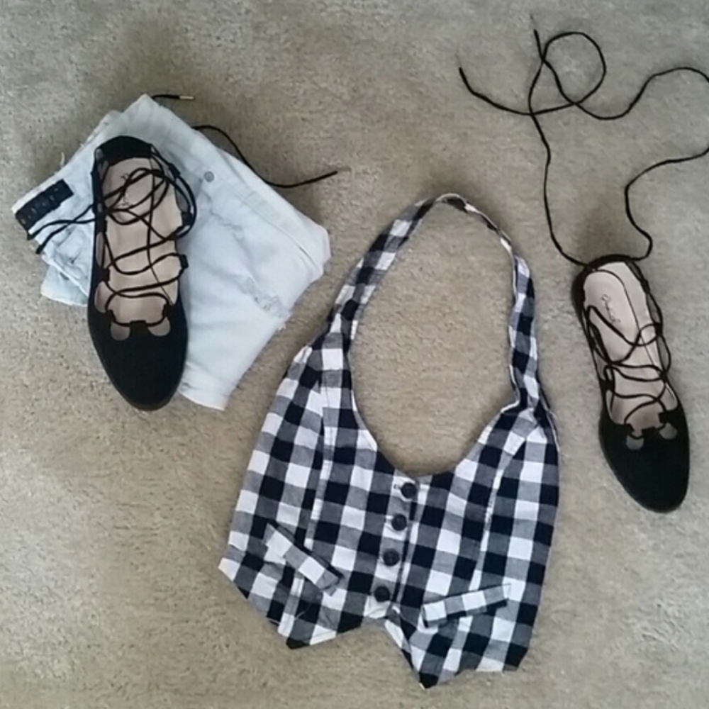 Plaid Checkered Vest